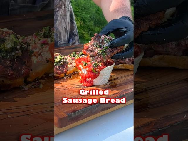 Grilled Sausage Bread (Next Level Appetizer) | Rough Cooking Recipe #campchef #feedyouroutside #food