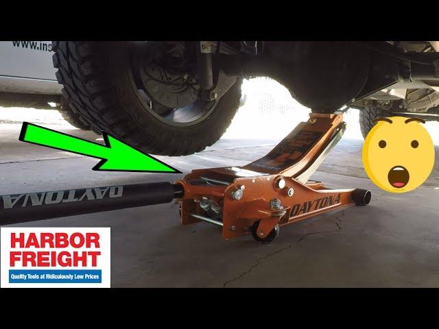 Daytona Low Profile Floor Jack Orange Harbor Freight