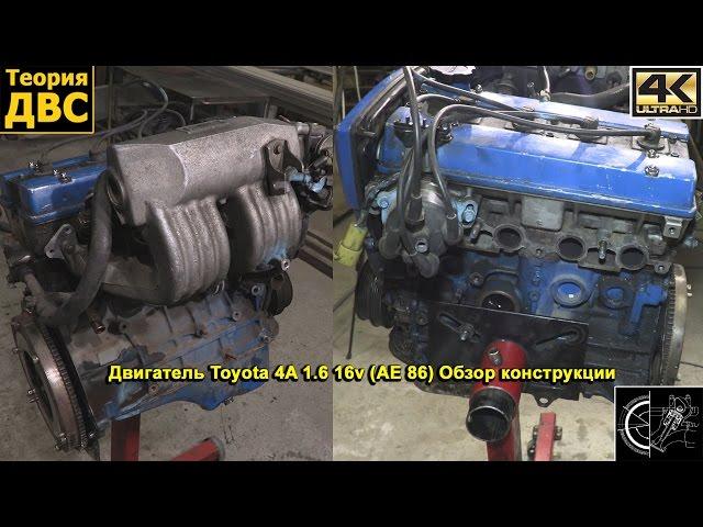 Теория ДВС: Двигатель Toyota 4A 1.6 16v (AE 86) Обзор конструкции