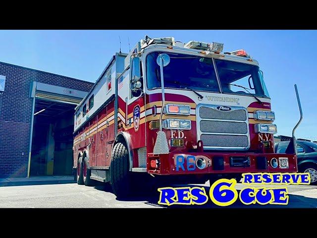 FLEET FRIDAY  FDNY RESERVE RESCUE COMPANY 6 ~ ONLY PIERCE IN THE FDNY