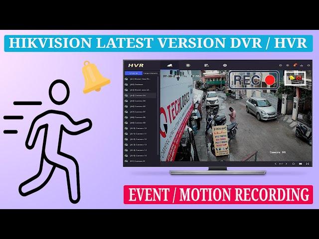 How to Configure Motion Detection Recording on the Latest Version of Hikvision HVR or DVR