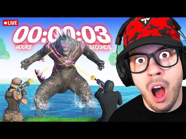 LIVE! - NEW GODZILLA BOSS UPDATE COUNTDOWN in FORTNITE!