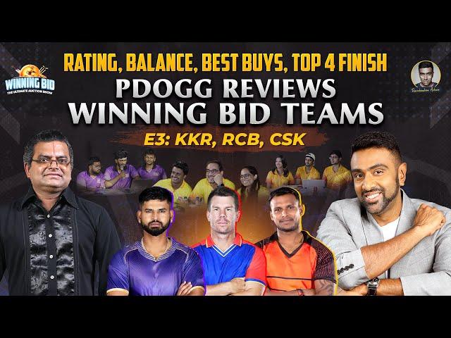 That’s All Folks! Fan Favorites CSK, RCB & KKR Reviewed | Winning Bid Finale | R Ashwin