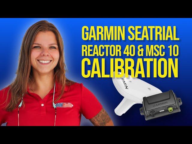 Garmin Seatrial Calibration of Reactor 40 and MSC 10 Satellite Compass with BOE Marine