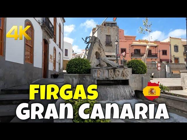 Gran Canaria - FIRGAS - 4K Walking Tour