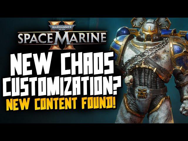 Space Marine 2 - New CHAOS SKINS found?! New PVP Modes?!