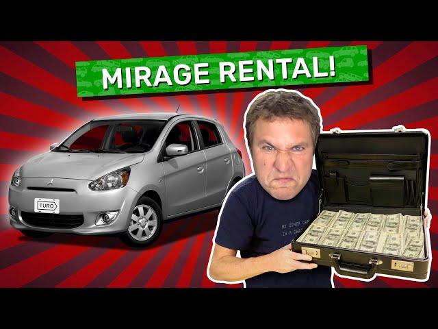 Here's How I Paid Triple the Price For a Mitsubishi Mirage Turo Rental