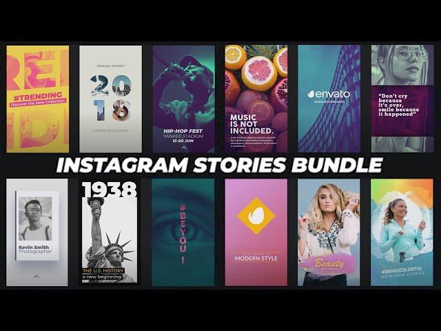 Instagram Stories Bundle  Bestsellers  After Effects Template