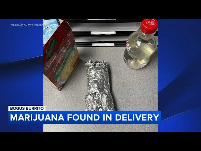 Uber Eats driver finds marijuana in burrito meal