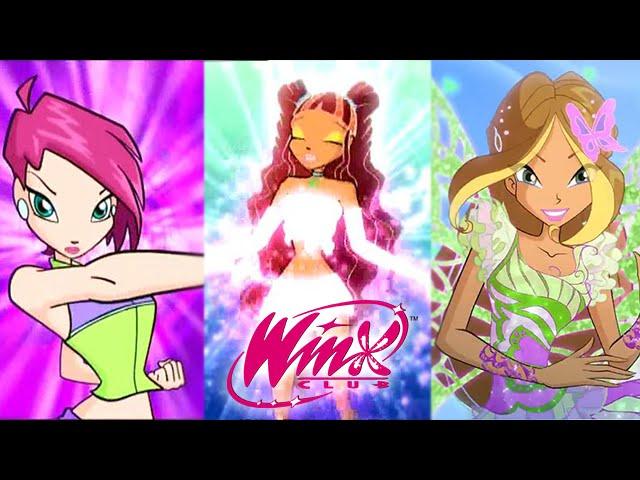 Winx Club: All Transformations Up To Butterflix!