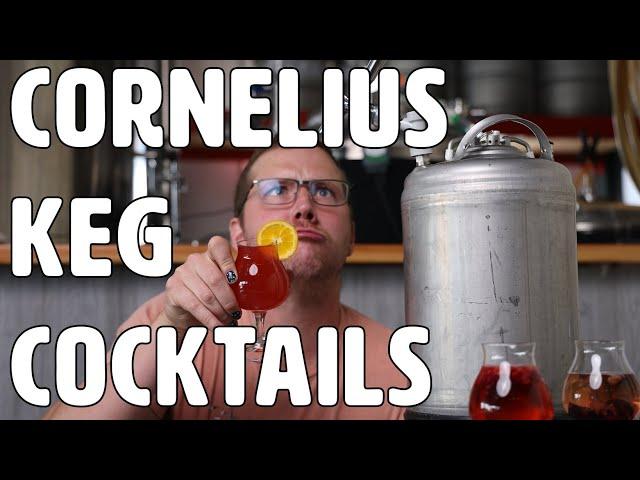 Repurpose Your Cornelius Keg To Make Cocktails