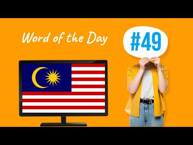 Learn Malay | WORD OF THE DAY | How to Say Half in Malay | Daily Phrase #49