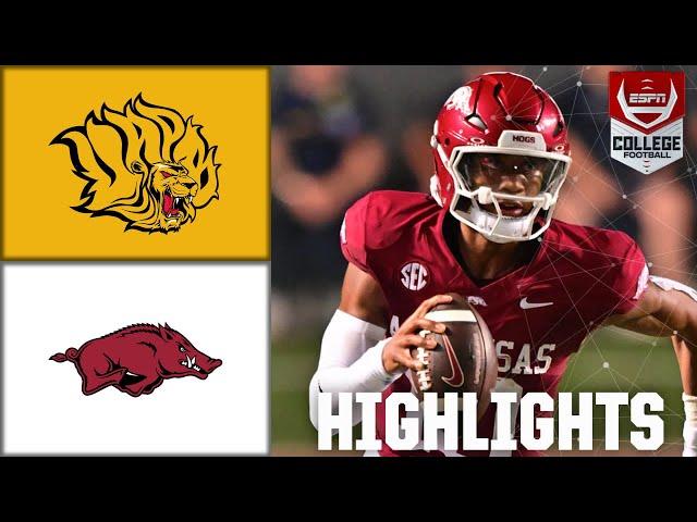 Arkansas-Pine Bluff Golden Lions vs. Arkansas Razorbacks | Full Game Highlights | ESPN CFB