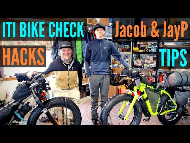 Iditarod bike check + tips + hacks | Jay Petervary + Jacob Hora ITI bikepacking setup secrets