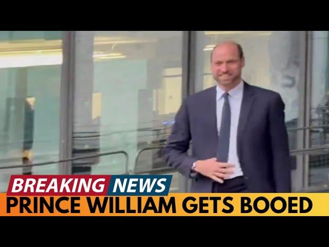 BREAKING NEWS: PRINCE WILLIAM GETS BOOED LEAVING ULSTER UNIVERSITY CAMPUS