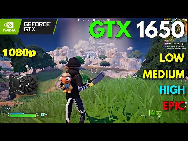 GTX 1650 | Fortnite Chapter 5 Season 2 - 1080p - All Settings Tested