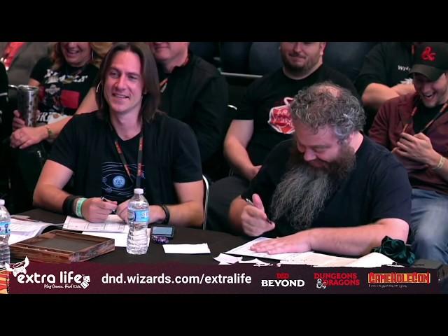 Chris Perkins, Matt Mercer, Patrick Rothfuss and Amy Vorphal Play D&D