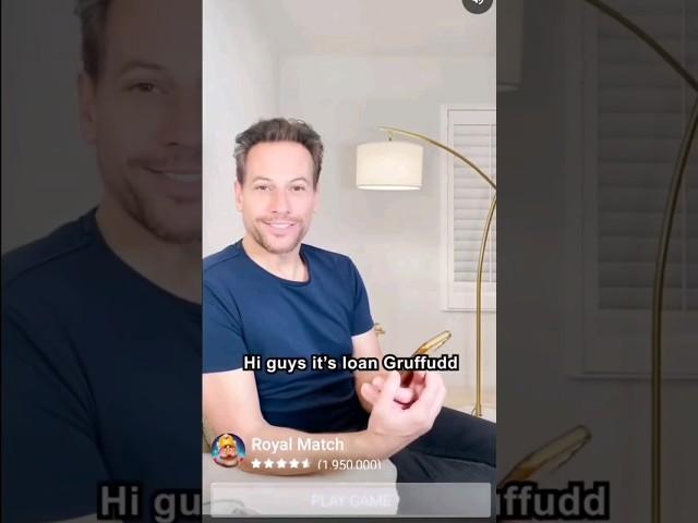 Ioan Gruffudd introduces Royal Match #MobileGame #Shorts #IoanGruffudd