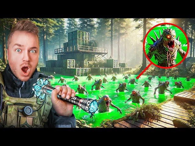 100 POND MONSTER Zombies INVADE Our BACKYARD! Insane Survival Challenge!