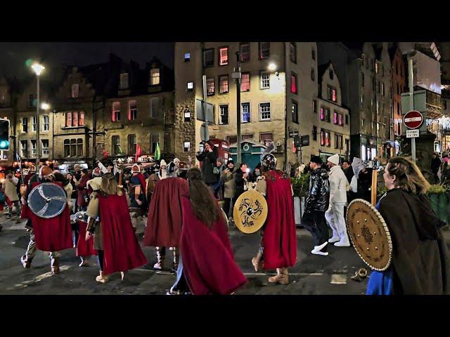 2024 Torchlight Procession Cancelled/ Shetland's Vikings  March in the Old Town of Edinburgh