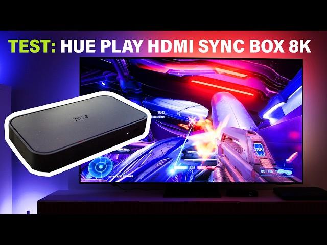 Test der Philips HUE PLAY HDMI Sync Box 8K: Ambilight-Boost für 4K@120Hz-Gaming dank HDMI 2.1