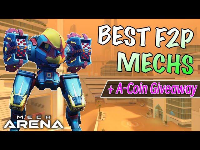 Top 5 BEST Free To Play Mechs for Storm Rack - Mech Arena F2P Guide