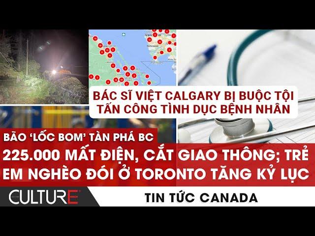 Bão 'LỐC BOM' tàn phá BC; Canada Đóng Sứ Quán ở Ukraine Trước Nguy Cơ Tấn Công Lớn | TIN CANADA