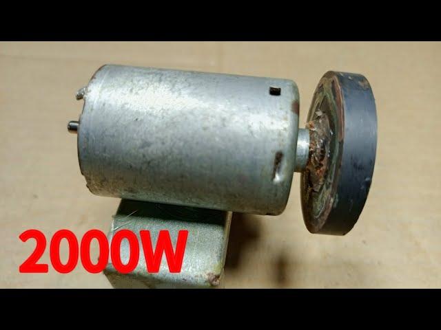 How to make a magnet electricity generator at home. 2000W/230V full free energy generator