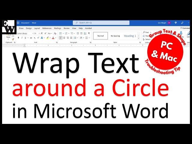 How to Wrap Text around a Circle in Microsoft Word (PC & Mac)