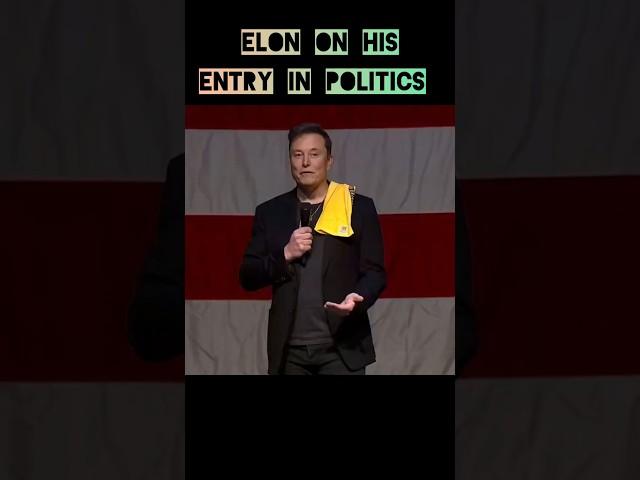Elon Musk Answered: His Entry Into Politics? Here’s What He Said #shorts #shortsviral
