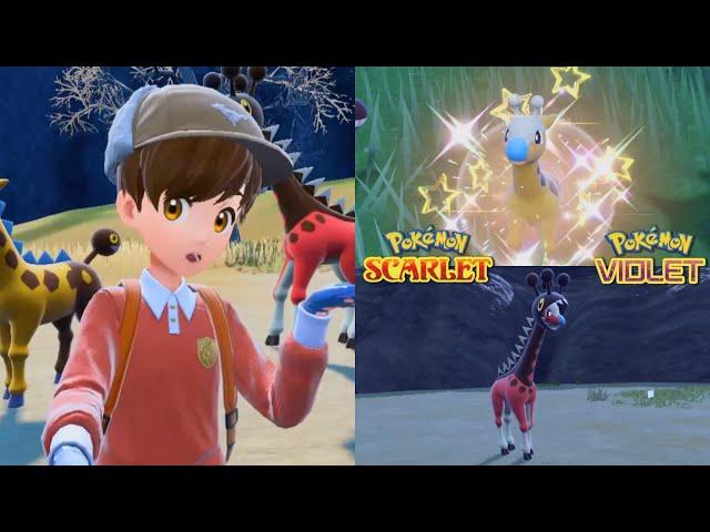 Pokémon Scarlet & Violet: Mass Outbreak Pt 3, Shiny Hunt - Girafarig & Farigiraf