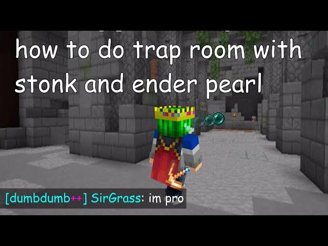 Hypixel Skyblock Dungeons - Trap Room Tutorial (Stonk and Ender Pearls)