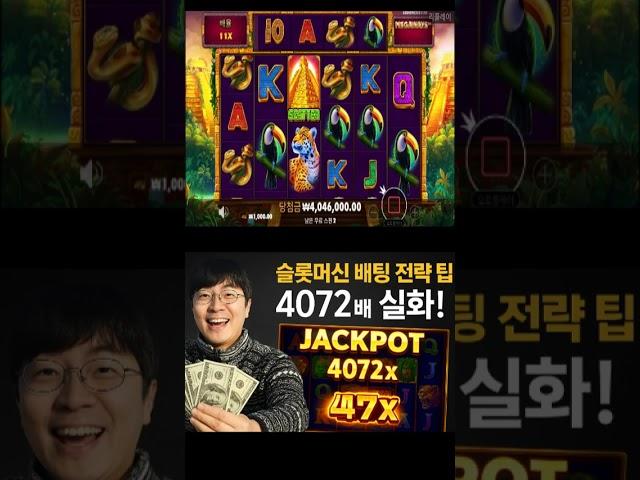 5스핀으로 4072배 잭팟?! 실화