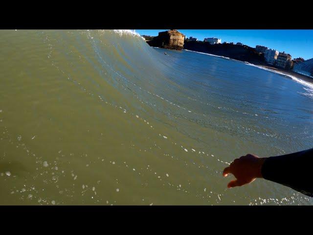 POV SURF, PUMPING PERFECT BIARRITZ France  4K  (RAW)