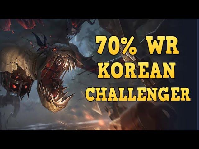 This FIDDLESTICKS Reached KOREAN CHALLENGER With A 70% WIN RATE | 피들스틱KlNG