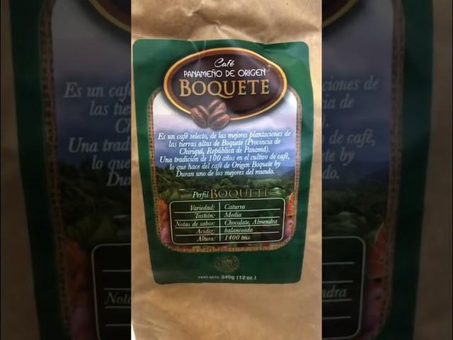 Some good Panamanian coffee