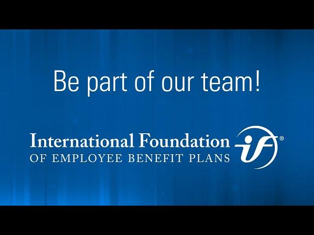 Be Part of the International Foundation Team!