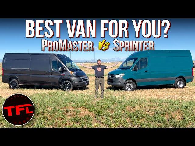 Van Showdown! 2022 Ram ProMaster vs. 2022 Mercedes Sprinter Van: Which Reigns Supreme?