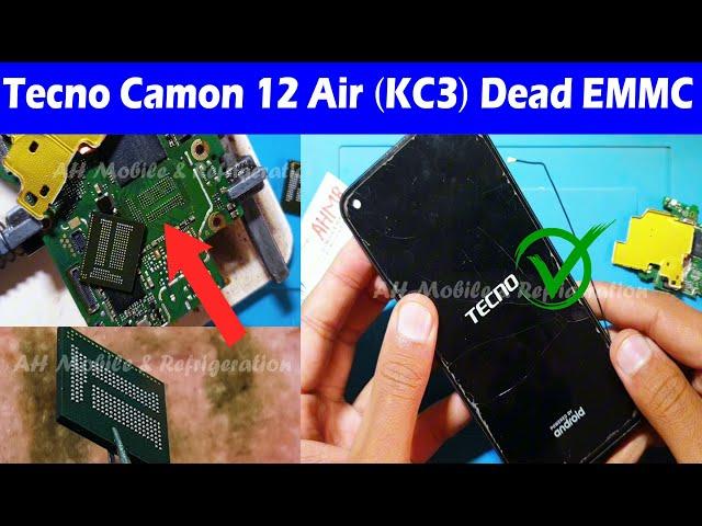 Unbrick Tecno Camon 12 Air (KC3) Dead EMMC Repair UFi Box