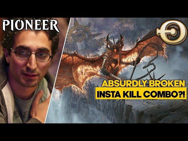 Absurdly Broken INSTA KILL Combo?! | DSK Demon Combo | Pioneer Prelim | MTGO