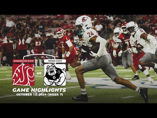 Washington State vs. Fresno State Highlights | 2024 Pac-12 Football