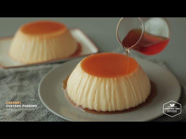 노오븐 카라멜 커스터드 푸딩 만들기 : No-Bake Caramel Custard Pudding Recipe | 4K | Cooking tree