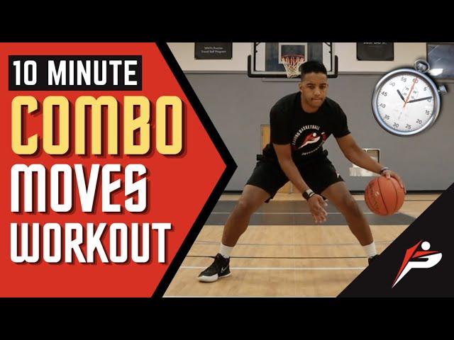 10 Minute Follow Along Dribbling Workout | Improve Your Combo Moves | Pro Training Basketball