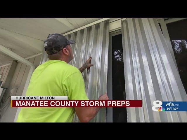 Residents in Manatee County board up homes, several evacuating ahead of Milton