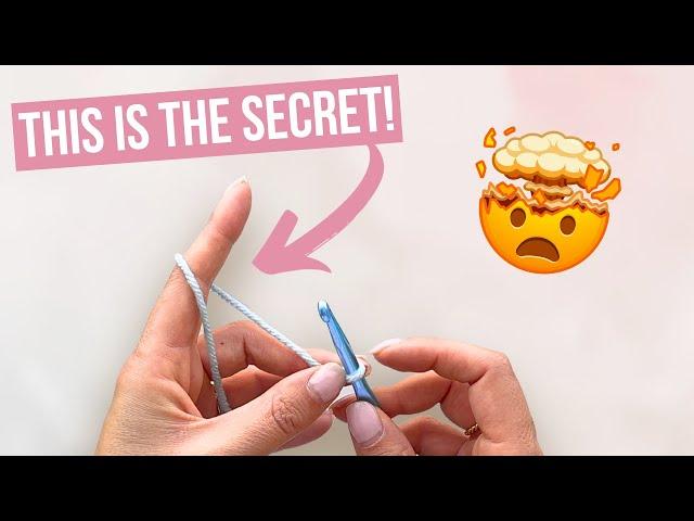 HOW TO HOLD THE YARN & CROCHET HOOK | Beginner Crochet Technique Lesson