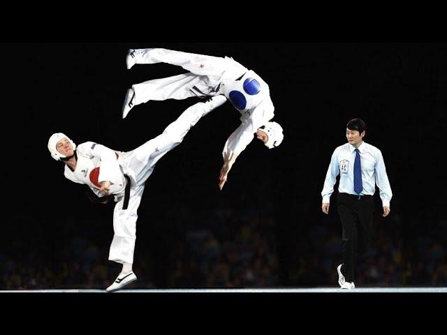 Best Taekwondo Knockouts KO | Professionals vs Beginners