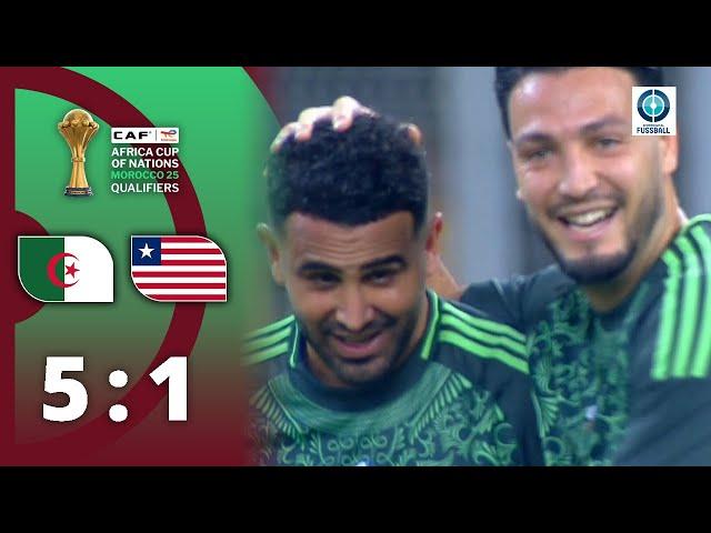 Rückstand gedreht! Algerien gewinnt auch letztes Match souverän! | Algerien - Liberia