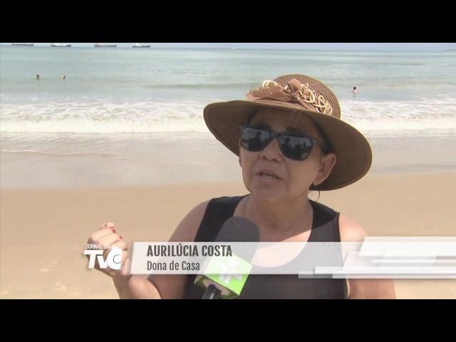 Semace monitora orla de Fortaleza para garantir a segurança dos banhistas