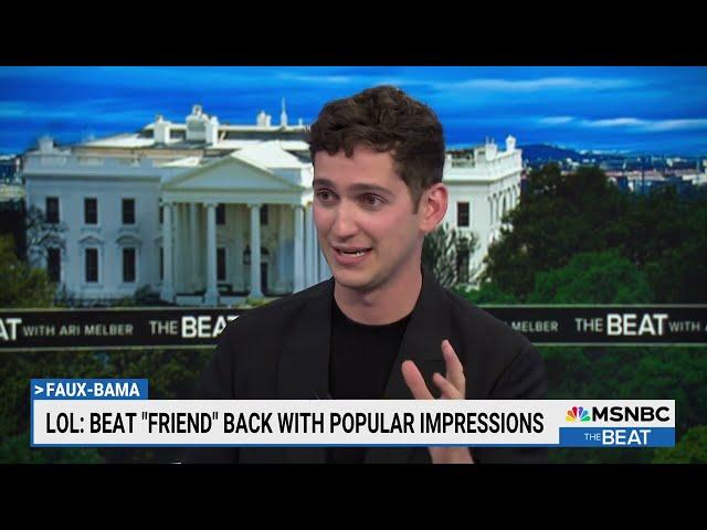 Comedian Matt Friend does spot on McConnell, Trump impressions & shares Obama meeting story on MSNBC