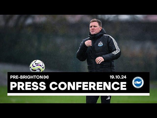 PRESS CONFERENCE | Eddie Howe pre-Brighton (H)